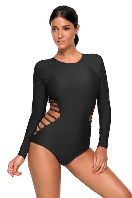 Sexy zipper long-sleeved red one-piece swimsuit surf clothing women's new Monokini swimsuit hollow straps swimsuit
Sexy zipper long-sleeved red one-piece swimsuit surf clothing women's new Monokini swimsuit hollow straps swimsuit