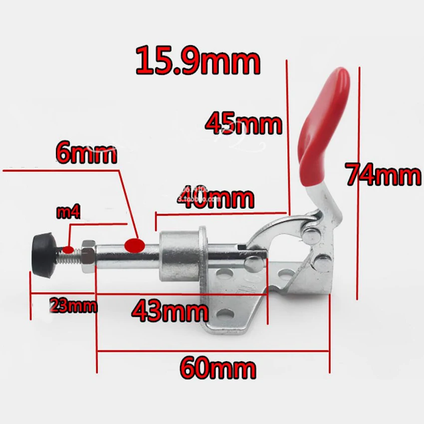 1Pc New Hand Tool Toggle Clamp Vertical Clamp 301A GH-301A uick Holding Push Pull Plunger Toggle Tool
1Pc New Hand Tool Toggle Clamp Vertical Clamp 301A GH-301A uick Holding Push Pull Plunger Toggle Tool
