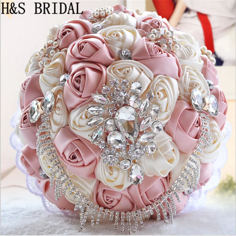 New Arrival Hand made Elegant Decorative Artificial Rhinestone Bride Bridesmaid With Crystal Wedding Bouquet Flower
New Arrival Hand made Elegant Decorative Artificial Rhinestone Bride Bridesmaid With Crystal Wedding Bouquet Flower