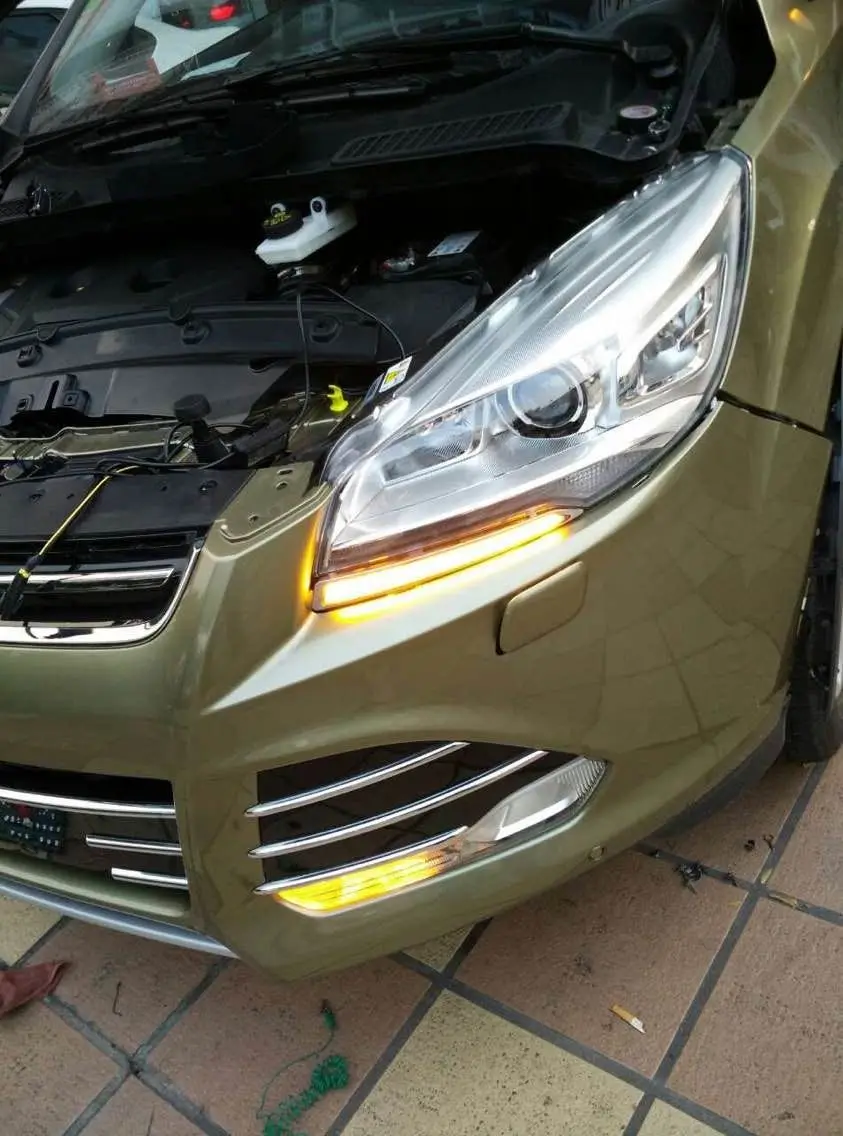 Светодиодные дневные ходовые огни DRL с янтарным указателем поворота для Ford Kuga Escape 2013, автомобильные аксессуары, 2 шт. в комплекте
Светодиодные дневные ходовые огни DRL с янтарным указателем поворота для Ford Kuga Escape 2013, автомобильные аксессуары, 2 шт. в комплекте