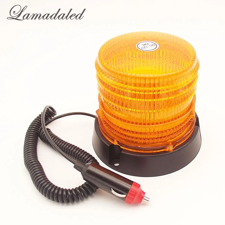Фонарь Яркий 16SMD для автомобиля крыши Круглый Янтарный светодиодный стробоскоп с