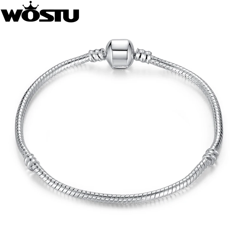 Hot Sale 16-21cm Rose Gold Color & Silver color Snake Chain Charm Bead Fit Original Bracelet Jewelry Gift For Women XCH9007
Hot Sale 16-21cm Rose Gold Color & Silver color Snake Chain Charm Bead Fit Original Bracelet Jewelry Gift For Women XCH9007