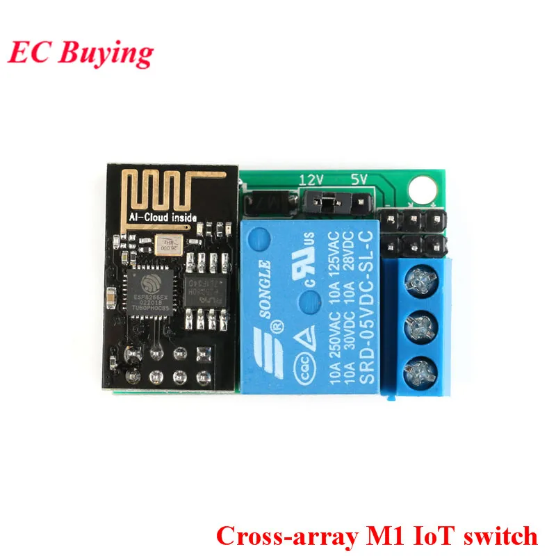 ESP8266 WiFi модуль кросс Массив M1 IoT переключатель Голосовое управление Умный дом