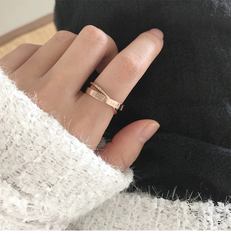 High quality Eteral Love Circle in circle Ring Rose Gold Color Fashion Titanium Steel Jewelry nice Gift for Woman Not Fade
High quality Eteral Love Circle in circle Ring Rose Gold Color Fashion Titanium Steel Jewelry nice Gift for Woman Not Fade