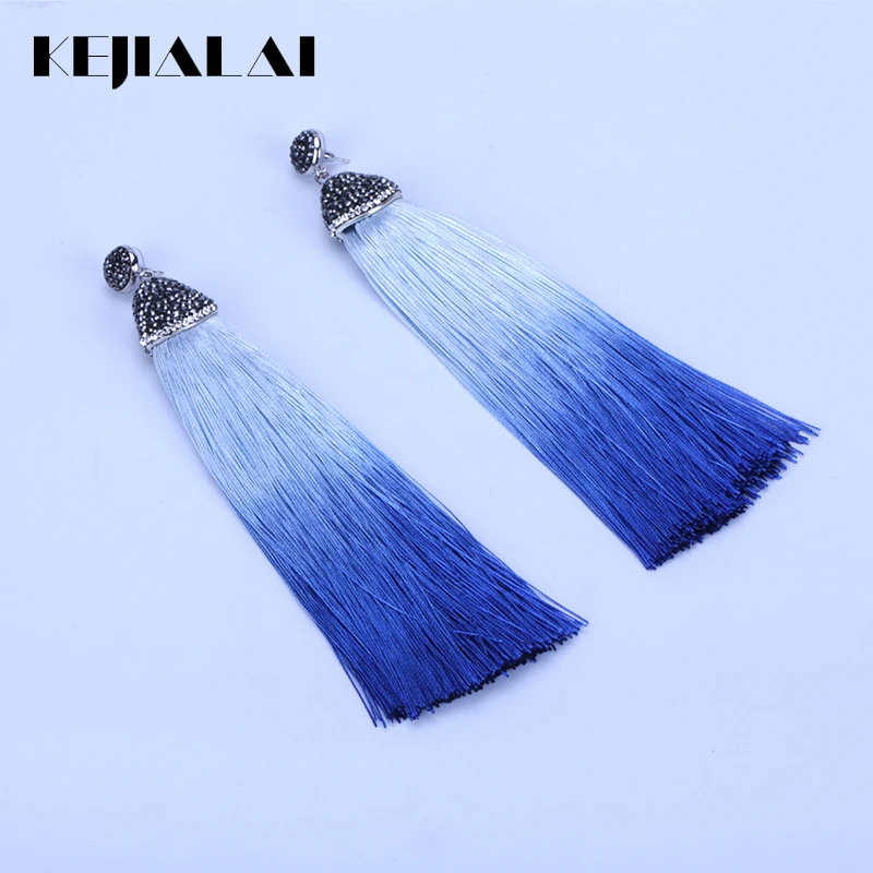 KEJIALAI Tassel Earrings Trendy Female Big Personality Statement Earrings Elegant Temperament Pendant Earrings Present E209
KEJIALAI Tassel Earrings Trendy Female Big Personality Statement Earrings Elegant Temperament Pendant Earrings Present E209
