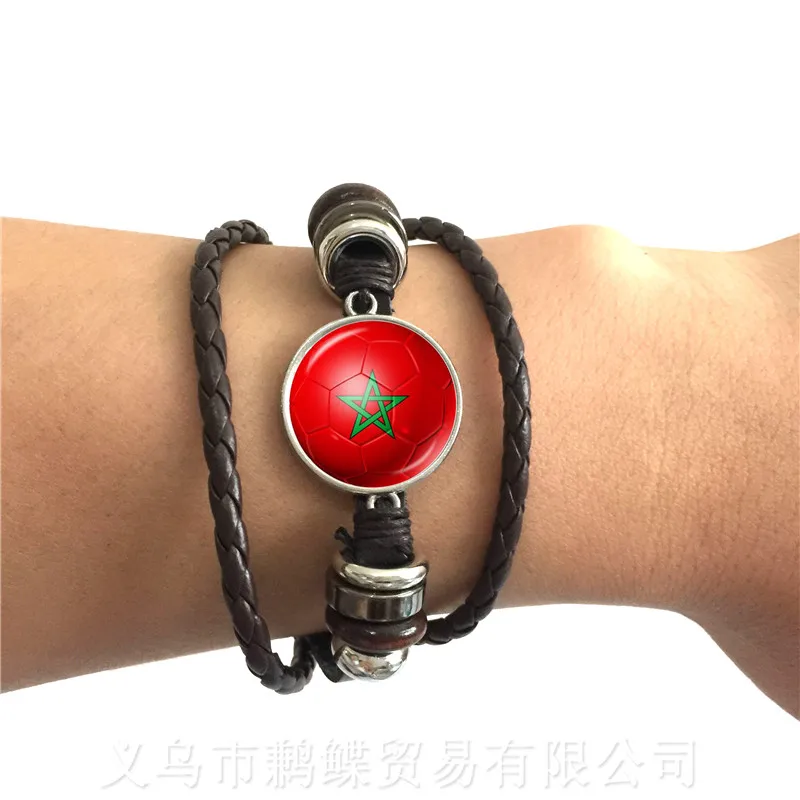Classic Football Bracelet 2018 World Cups National Flag Belgium,Brazil,Mexico,Peru,Croatia,Korea,Costa Rica,Soccer Souvenirs
Classic Football Bracelet 2018 World Cups National Flag Belgium,Brazil,Mexico,Peru,Croatia,Korea,Costa Rica,Soccer Souvenirs