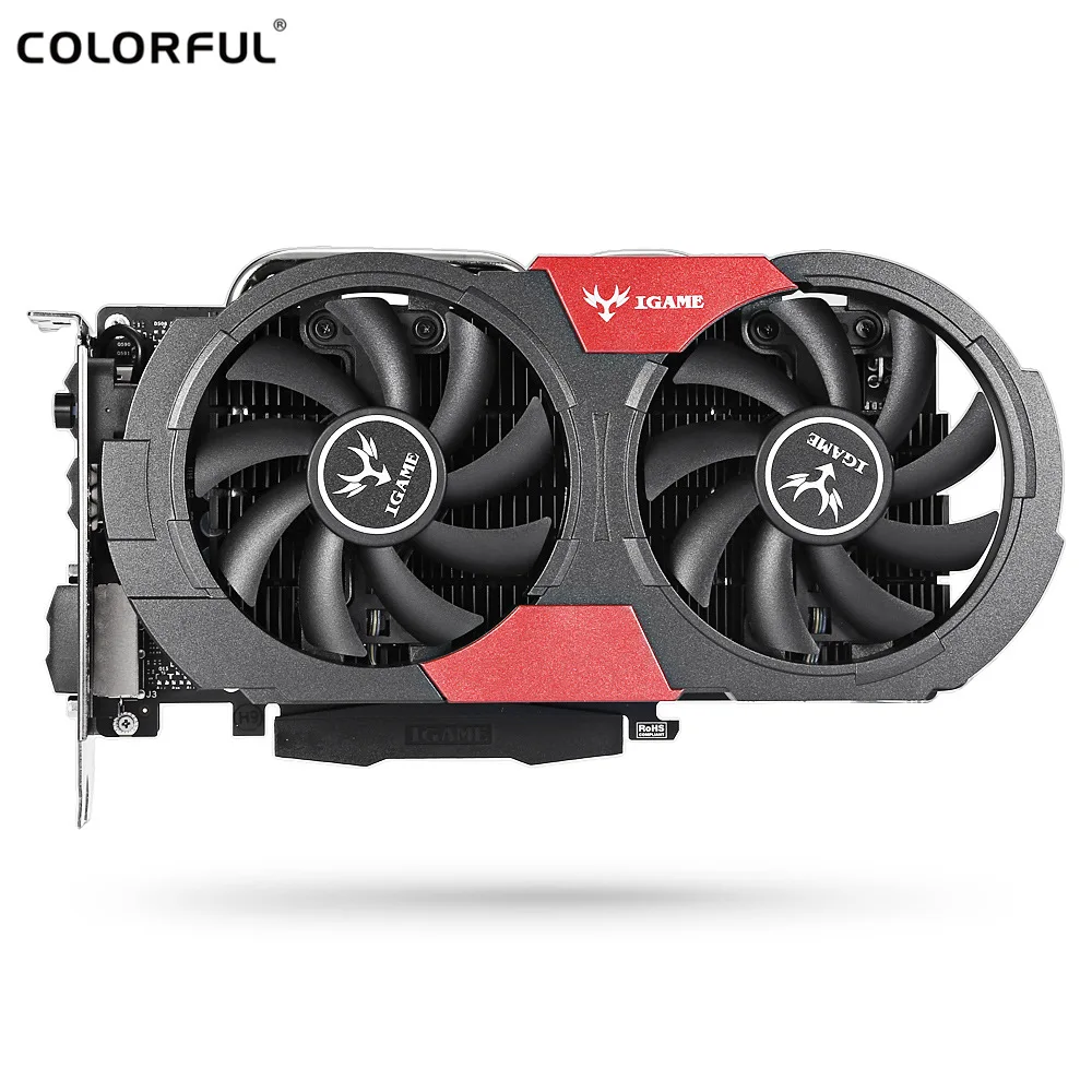 Оригинальная Красочная графическая карта NVIDIA GeForce GTX 1050 2G DDR5 7000 МГц 14 нм HDMI 128 бит