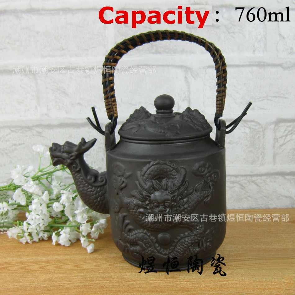 Authentic Teapot Dragon Pot 760ml Big Capacity Yixing Purple Clay Tea Set Kettle Kung Fu Service Chinese Handmade Gift
Authentic Teapot Dragon Pot 760ml Big Capacity Yixing Purple Clay Tea Set Kettle Kung Fu Service Chinese Handmade Gift