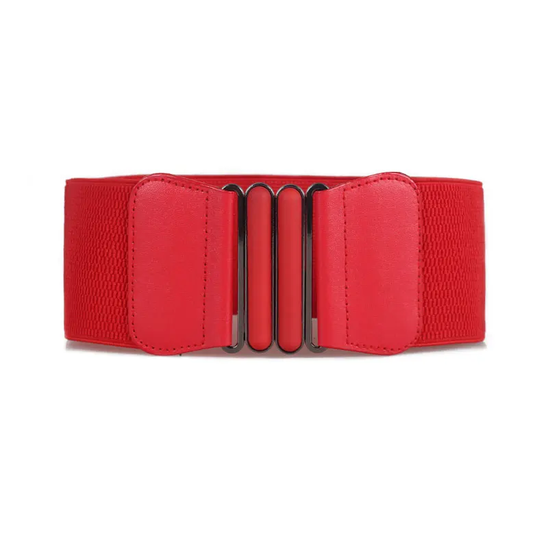 Women Lady Solid Stretch Elastic Wide Belt New Fashion Brand Waist Belts Dress Adornment For Waistband Bigsweety | Аксессуары для