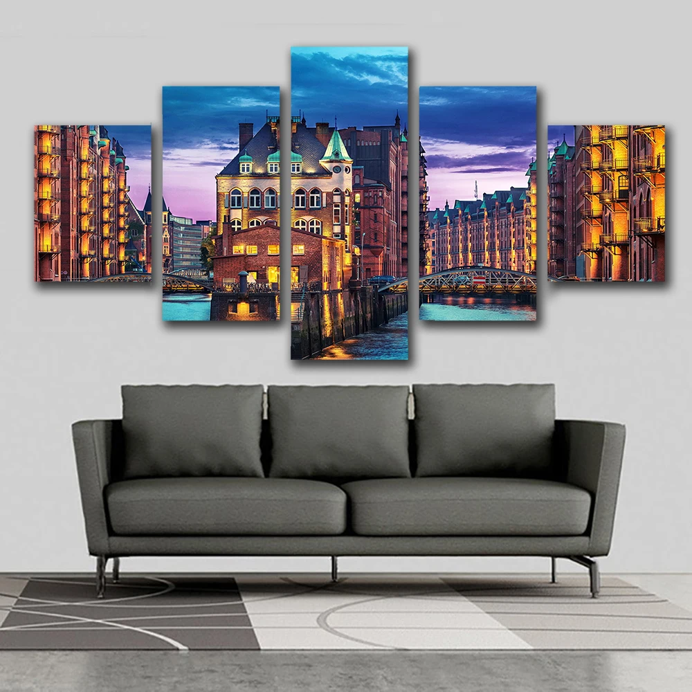 2017 Wall Art Canvas Painting Oil Painting 5pcs City Germany Hamburg Light Man Made Night Print Room Decor Picture Canvas
2017 Wall Art Canvas Painting Oil Painting 5pcs City Germany Hamburg Light Man Made Night Print Room Decor Picture Canvas