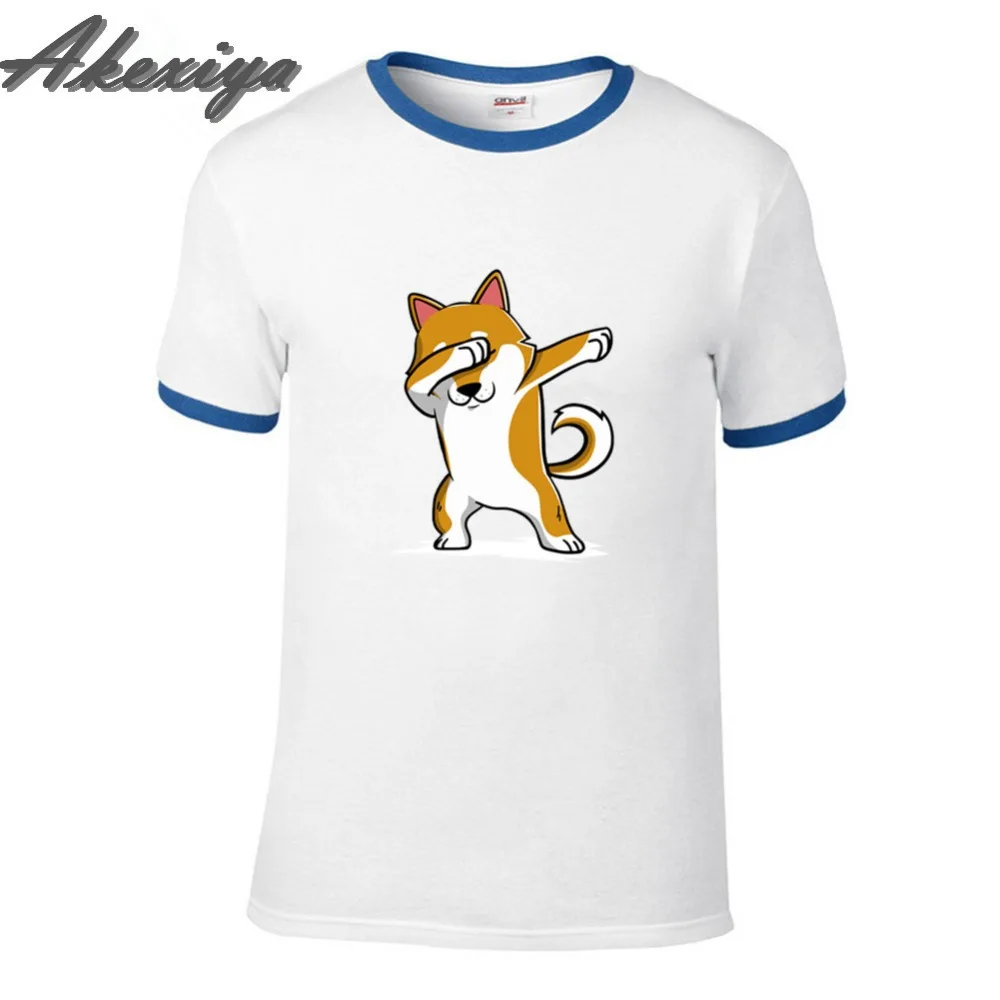 Funny Cool Dabbing Shiba Inu Animal print Tshirt dog lover Tee Short Sleeve 100% Cotton T Shirt Men 2019 camisa masculina
Funny Cool Dabbing Shiba Inu Animal print Tshirt dog lover Tee Short Sleeve 100% Cotton T Shirt Men 2019 camisa masculina