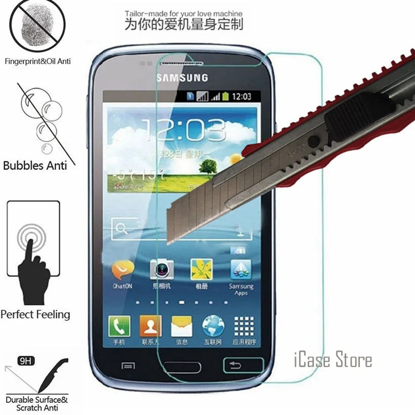 С уровнем твердости 9 H закаленное Стекло для samsung Galaxy Core Duos защитное стекло GT i8262