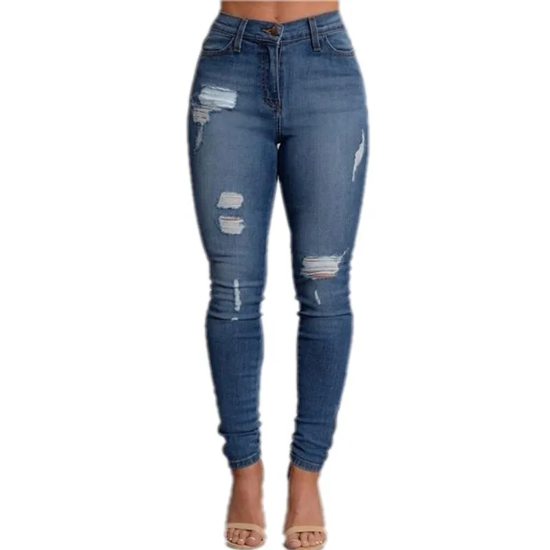 YSMARKET S-4XL 2 Color Fashion Women Casual Button High Waist Skinny Pencil Denim Jeans Stretch Slim Fitness Pants Trousers
YSMARKET S-4XL 2 Color Fashion Women Casual Button High Waist Skinny Pencil Denim Jeans Stretch Slim Fitness Pants Trousers