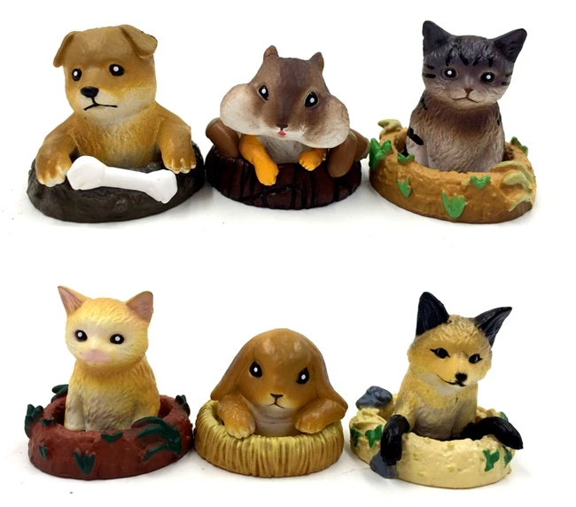 6pcs/lot Japanese anime figure kawaii cute 2-3cm squirrel/dog/CAT animal action figure set collectible model toys for boys
6pcs/lot Japanese anime figure kawaii cute 2-3cm squirrel/dog/CAT animal action figure set collectible model toys for boys