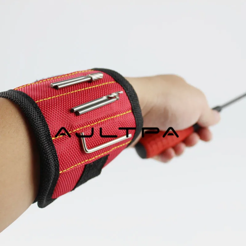30Pcs Portable High Quality Magnetic Wristband Bracelet 6 Strong Magnets Tool Bag Electrician Wrist Bag Holding Screws Drill
30Pcs Portable High Quality Magnetic Wristband Bracelet 6 Strong Magnets Tool Bag Electrician Wrist Bag Holding Screws Drill