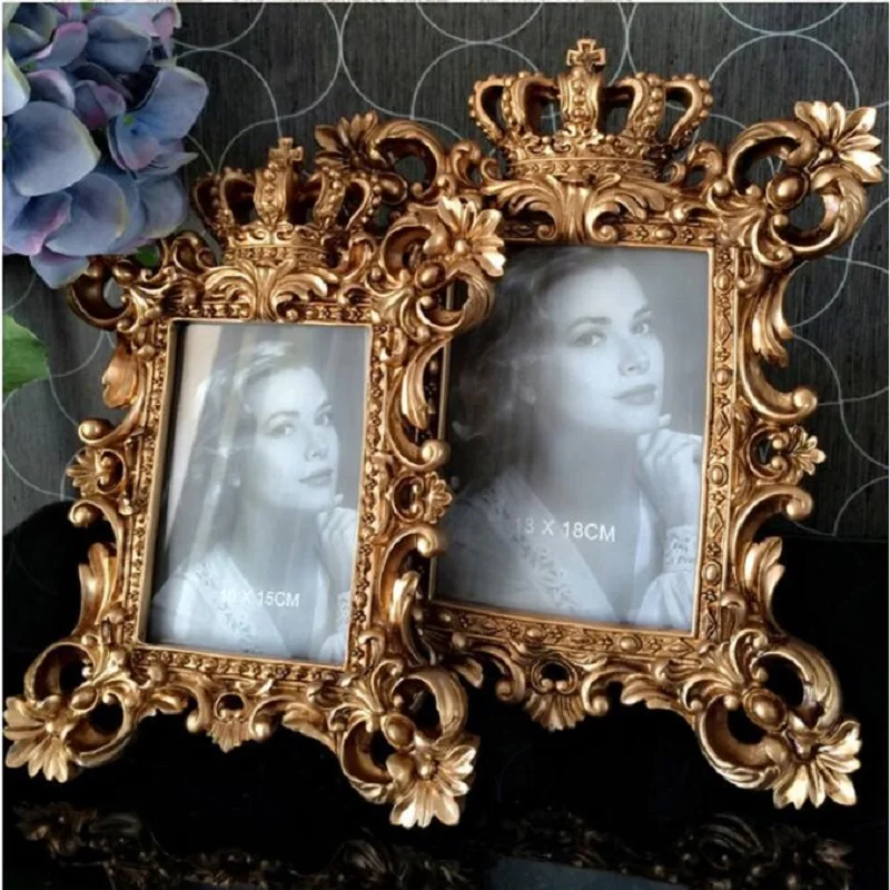 UBRUSH Creative photo frame gold silver 7 inch 6 inch 4 European photo frame resin 21.5*28.5cm 26*32 cm Frame
UBRUSH Creative photo frame gold silver 7 inch 6 inch 4 European photo frame resin 21.5*28.5cm 26*32 cm Frame