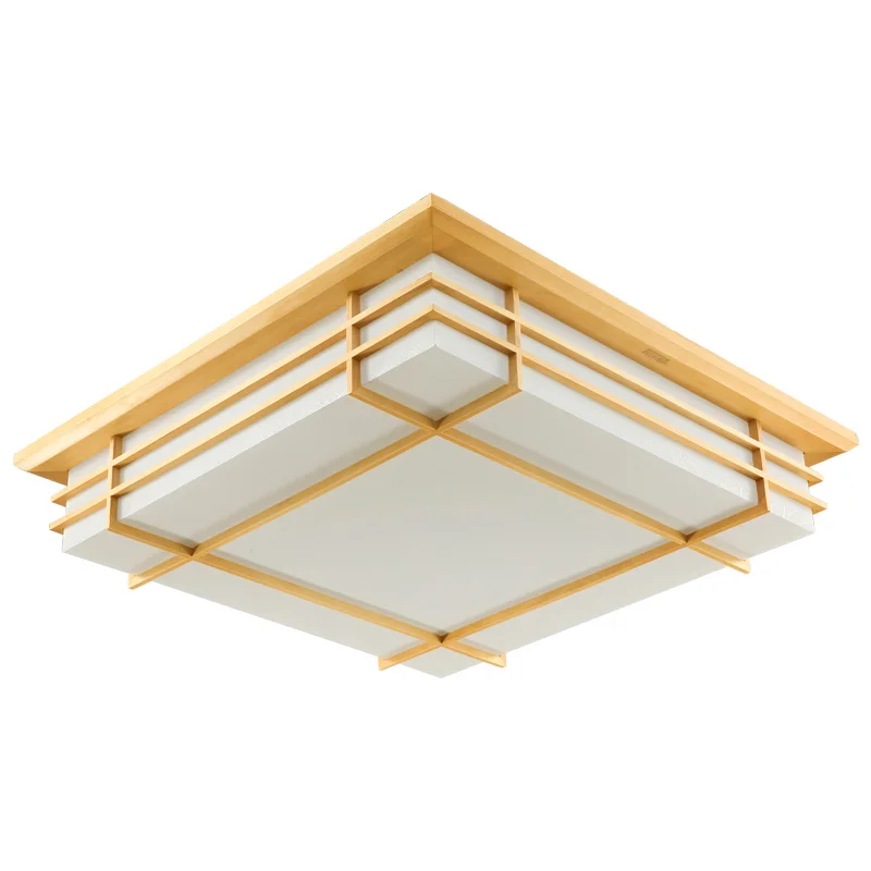 Japanese Style Tatami Wood Ceiling and Pinus Sylvestris LED Lamp Natural Color Square Grid Paper Ceiling Lamp Fixture 1008
Japanese Style Tatami Wood Ceiling and Pinus Sylvestris LED Lamp Natural Color Square Grid Paper Ceiling Lamp Fixture 1008
