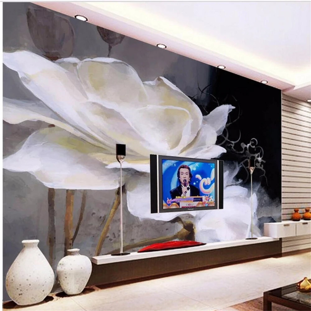Фотообои beibehang на заказ, 3d картина, ручная роспись, белые цветы, декорация для телевизора, картина для гостиной, настенная бумага
Фотообои beibehang на заказ, 3d картина, ручная роспись, белые цветы, декорация для телевизора, картина для гостиной, настенная бумага
