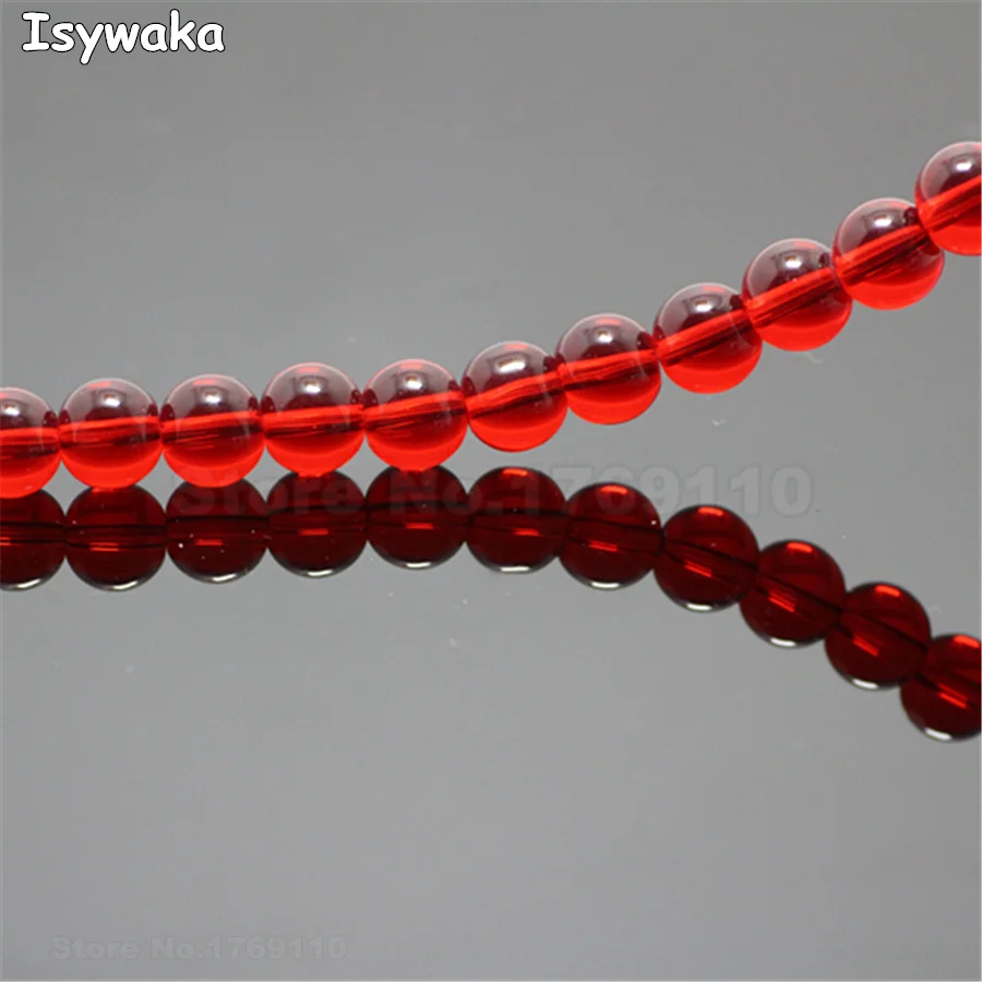 Isywaka Red Color 60pcs 10mm Round Smooth Glass Beads Loose Spacer Bead for DIY Jewelry Making Austria Crystal Beads
Isywaka Red Color 60pcs 10mm Round Smooth Glass Beads Loose Spacer Bead for DIY Jewelry Making Austria Crystal Beads