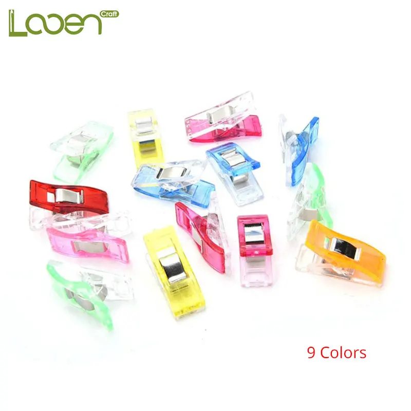 Looen 20pcs/set Multicolor Plastic Clips For Quilting Crocheting Knitting Sewing Tools Accessories Craft Quilt DIY 9 Colors
Looen 20pcs/set Multicolor Plastic Clips For Quilting Crocheting Knitting Sewing Tools Accessories Craft Quilt DIY 9 Colors