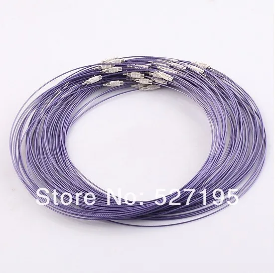 Fashion necklace 18" Screw Clasp Stainless Wire Cable 1MM Steel Chain Cord Necklace Charms
Fashion necklace 18" Screw Clasp Stainless Wire Cable 1MM Steel Chain Cord Necklace Charms