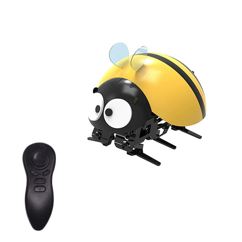 Remote Control Flies Ladybug Bee Simulation Insects Toy Smart The Seven Star Ladybird Toys Children Kids |