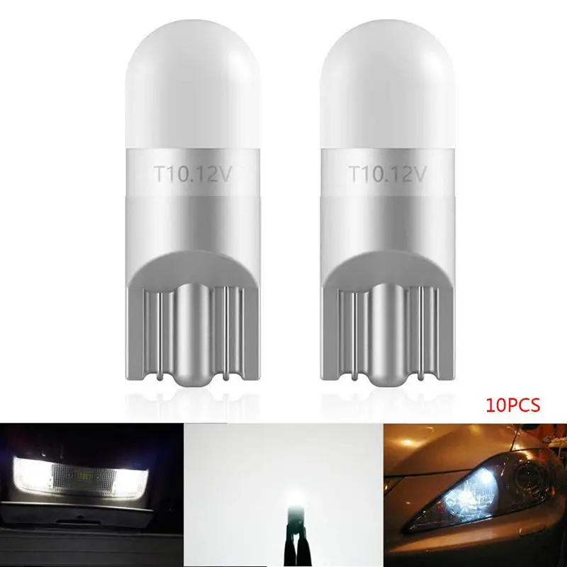 Seabuy 4Pcs Car Light Bulb 6000K White Car Light T10 W5W Led Wedge Bulb 3030 1Smd Auto Dome Reading Lights
Seabuy 4Pcs Car Light Bulb 6000K White Car Light T10 W5W Led Wedge Bulb 3030 1Smd Auto Dome Reading Lights
