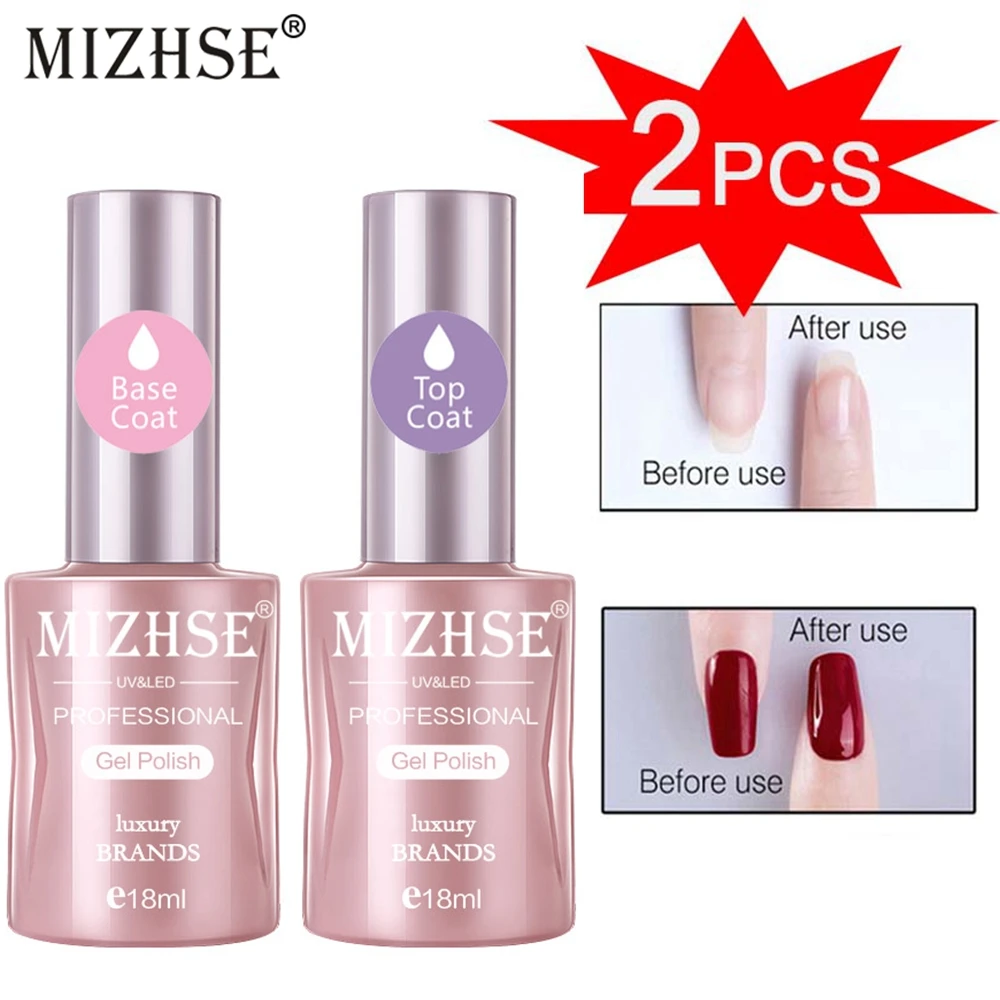 MIZHSE Gel Nail Polish For Manicure Primer Gel 10ML Top Base Coat Semi Permanent UV LED Top Base Coat Nail Gel Polish Varnish
MIZHSE Gel Nail Polish For Manicure Primer Gel 10ML Top Base Coat Semi Permanent UV LED Top Base Coat Nail Gel Polish Varnish