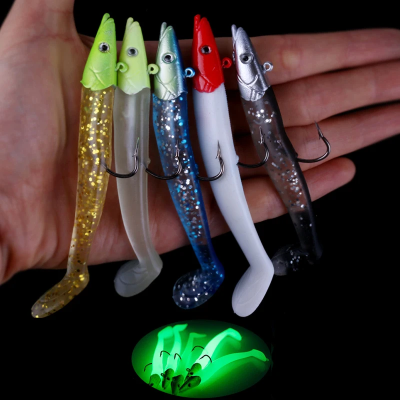 HENGJIA rubber plastic soft fishing lures with jig hooks wobbler artificial lead head soft baits pesca fishing tackles 50PCS
HENGJIA rubber plastic soft fishing lures with jig hooks wobbler artificial lead head soft baits pesca fishing tackles 50PCS