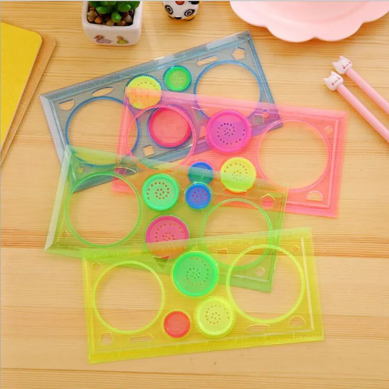 20 Pcs/lot Creative Drawing Template Ruler Spirograph Geometric Drawing Tool Party Favor Student Stationery
20 Pcs/lot Creative Drawing Template Ruler Spirograph Geometric Drawing Tool Party Favor Student Stationery