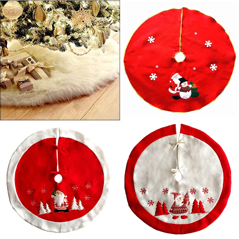 Red White Christmas Tree Skirt Carpet Party Ornaments Christmas Decoration for Home Non-woven Xmas Tree Skirt Aprons
Red White Christmas Tree Skirt Carpet Party Ornaments Christmas Decoration for Home Non-woven Xmas Tree Skirt Aprons