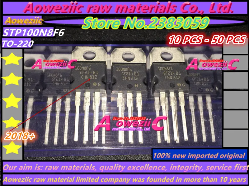 Aoweziic 2018 + 100 новый импортный оригинальный STP100N8F6 100N8F6 TO-220 MOSFET 100A 80V
Aoweziic 2018 + 100 новый импортный оригинальный STP100N8F6 100N8F6 TO-220 MOSFET 100A 80V