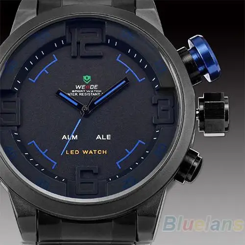 New Men's dress fashion 3D Big Case Date Day Quartz Black Dail Sports Wrist Watches
New Men's dress fashion 3D Big Case Date Day Quartz Black Dail Sports Wrist Watches