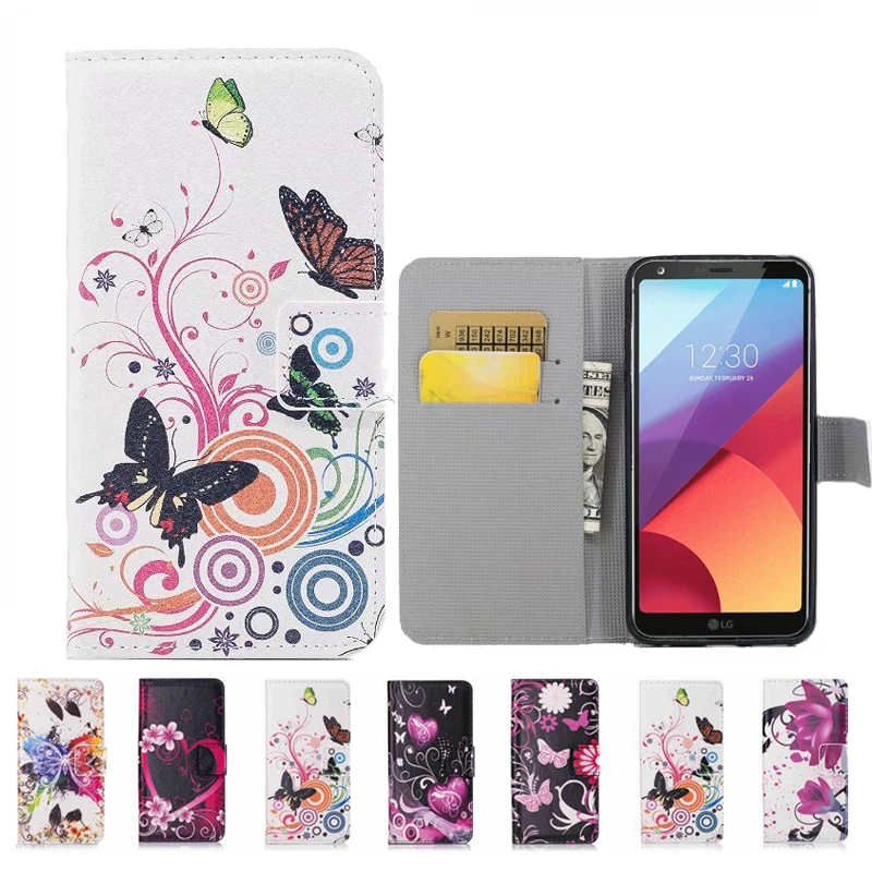 Кожаный чехол для телефона бумажник LG G3 G4 Mini Stylus G5 G6 K5 K7 K8 K10 2016 V10 V20 V30 Leon H340