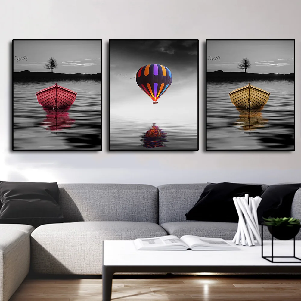 Boat and hot balloonWall Pictures Art Poster Print Canvas Painting Calligraphy Decorative Picture for Living Room Home Decor
Boat and hot balloonWall Pictures Art Poster Print Canvas Painting Calligraphy Decorative Picture for Living Room Home Decor