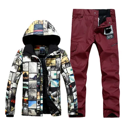 Gsou snow Ski Suit Male Snow Scenery Pattern Snow Suit Winter Windproof Waterproof Warm Breathable Ski Jacket Ski Pant For Men
Gsou snow Ski Suit Male Snow Scenery Pattern Snow Suit Winter Windproof Waterproof Warm Breathable Ski Jacket Ski Pant For Men