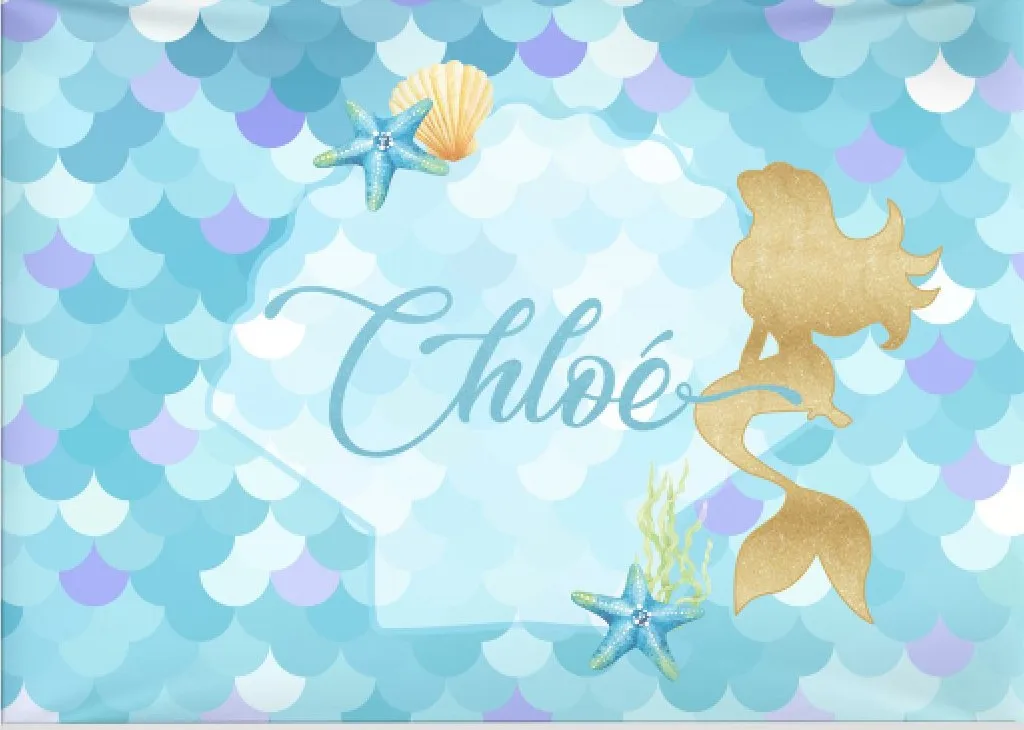 Custom Under The Sea Little Mermaid Oyster backdrops High quality Computer print birthday background
Custom Under The Sea Little Mermaid Oyster backdrops High quality Computer print birthday background
