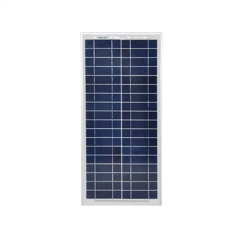 

Portable Solar Panels For Camping 20W 12V Polycrystalline Solar Module Kit PWM Solar Charger 10A 12v/24v 1 M Wire Z Bracket