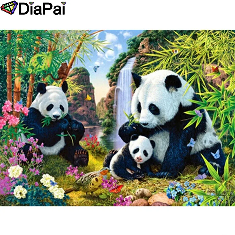 DIAPAI Diamond Painting 5D DIY 100% Full Square/Round Drill "Panda flower bird" Diamond Embroidery Cross Stitch 3D Decor A24458
DIAPAI Diamond Painting 5D DIY 100% Full Square/Round Drill "Panda flower bird" Diamond Embroidery Cross Stitch 3D Decor A24458