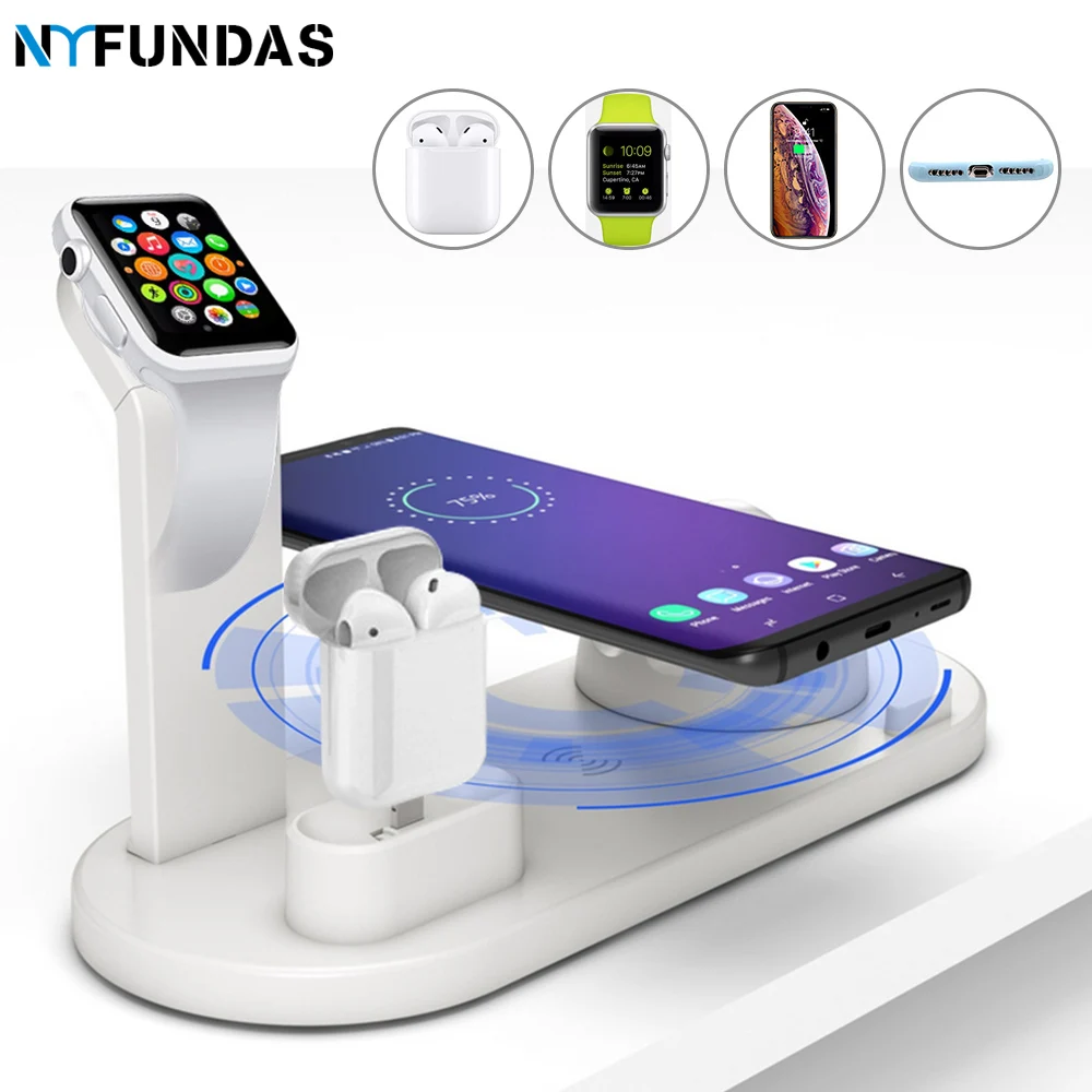2022NEW Qi Wireless Charger 4 in 1 Holder Stand For Apple Watch Series 5 4 3 2 Iwatch Airpods Iphone 11 Pro Max XS MAX XR X
2022NEW Qi Wireless Charger 4 in 1 Holder Stand For Apple Watch Series 5 4 3 2 Iwatch Airpods Iphone 11 Pro Max XS MAX XR X