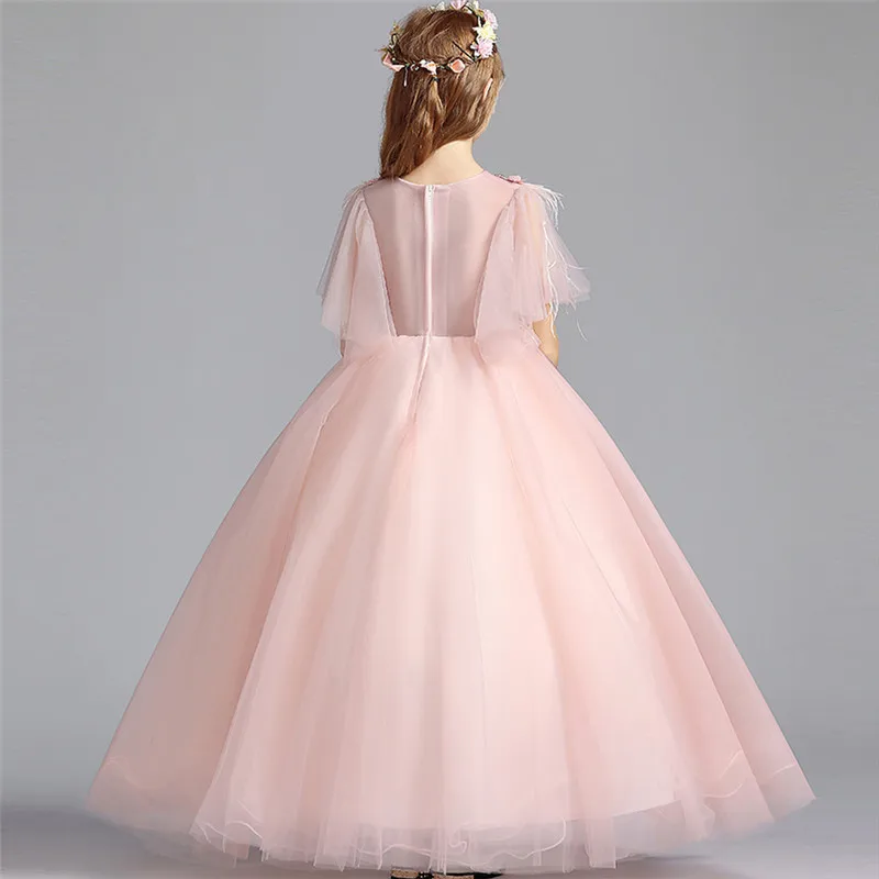2019 New Style Children Girls Elegant Pink Color Evening Birthday Party Prom Dress Teens Students Host Piano Costume Mesh Dress
2019 New Style Children Girls Elegant Pink Color Evening Birthday Party Prom Dress Teens Students Host Piano Costume Mesh Dress
