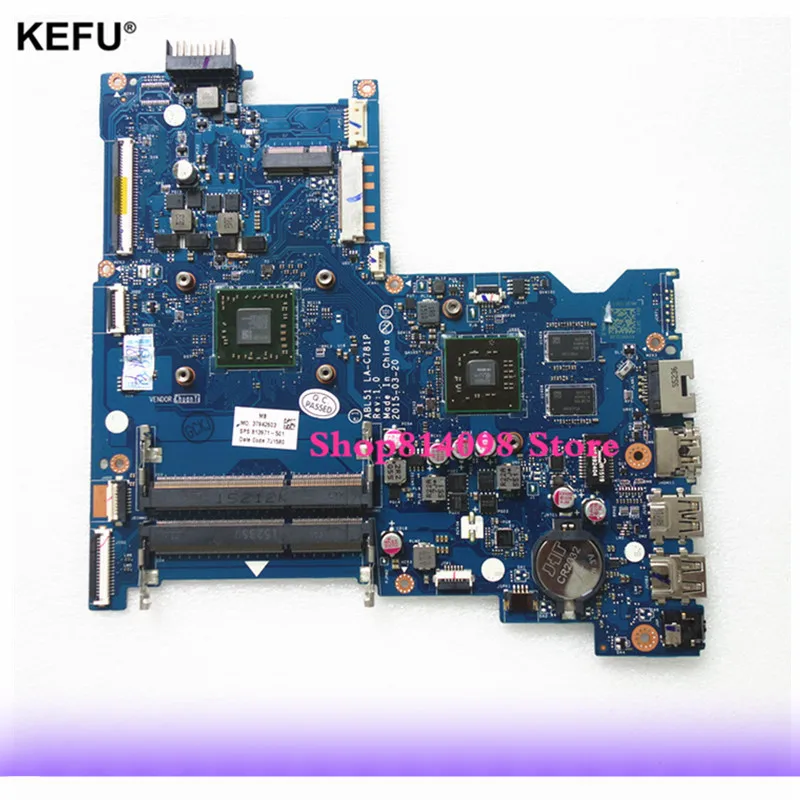 KEFU High Quality Laptop Motherboard For HP Notebook 15-AF Series ABL51 LA-C781P 813971-501 With A8-7410 CPU R5M330 2GB GPU
KEFU High Quality Laptop Motherboard For HP Notebook 15-AF Series ABL51 LA-C781P 813971-501 With A8-7410 CPU R5M330 2GB GPU