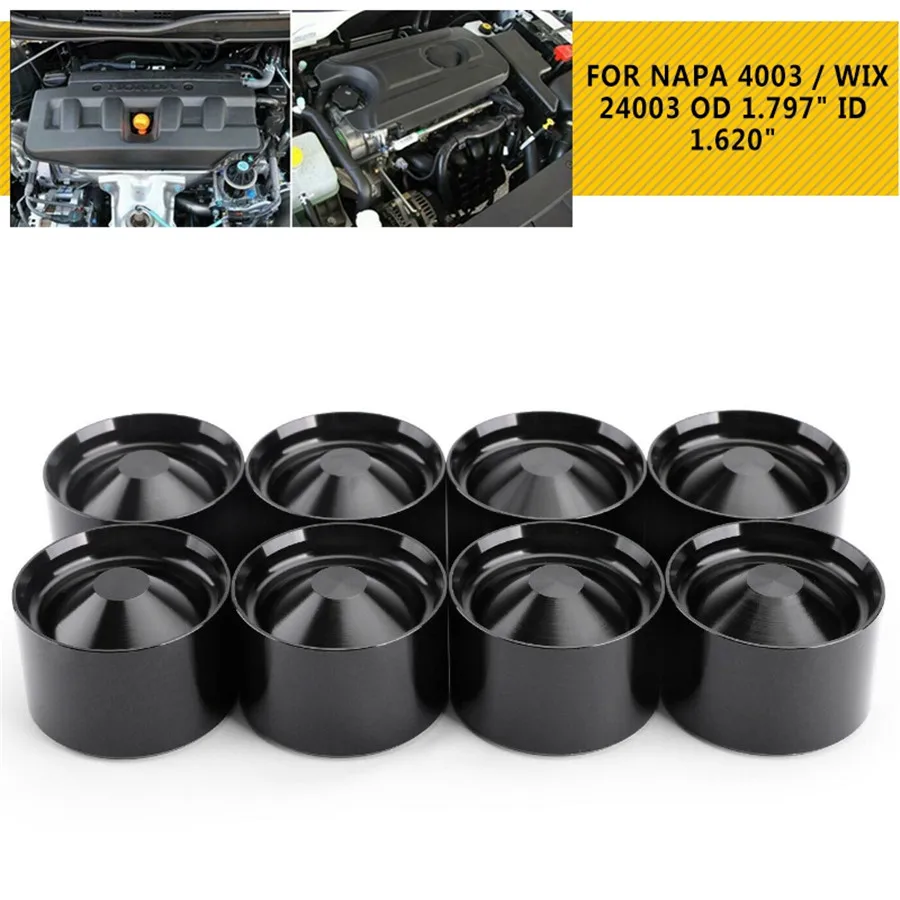 8 х алюминиевые стаканы для хранения для NAPA 4003 / WIX 24003 OD 1,797 "ID 1,620" черный
8 х алюминиевые стаканы для хранения для NAPA 4003 / WIX 24003 OD 1,797 "ID 1,620" черный