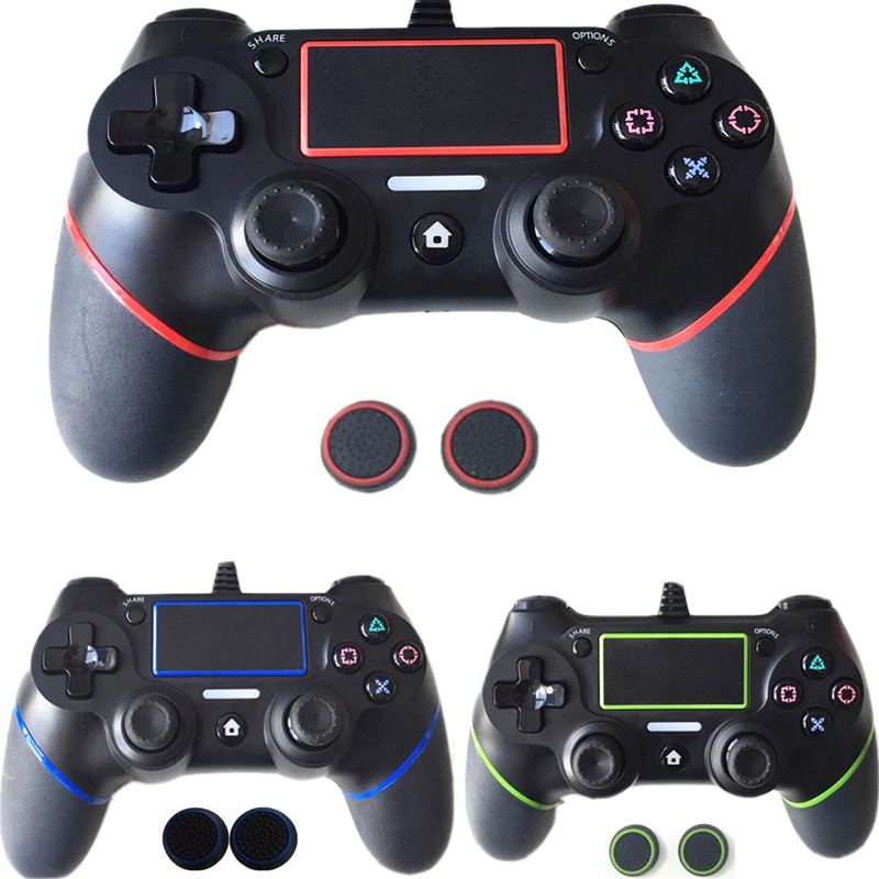 

PS4 Controller 1.5M Wired Gamepad For Playstation 4 Dualshock 4 Joystick Gamepads Multiple Vibration 6 Axies PS4 Updated Gaming