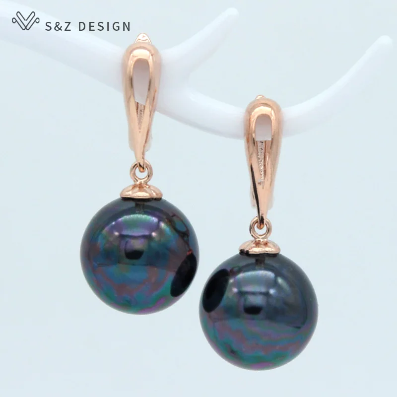 S&Z New Trendy Round Imitation Pearl Dangle Earrings Jewelry Set Europe America 585 Rose Gold For Women Wedding Party Jewelry
S&Z New Trendy Round Imitation Pearl Dangle Earrings Jewelry Set Europe America 585 Rose Gold For Women Wedding Party Jewelry