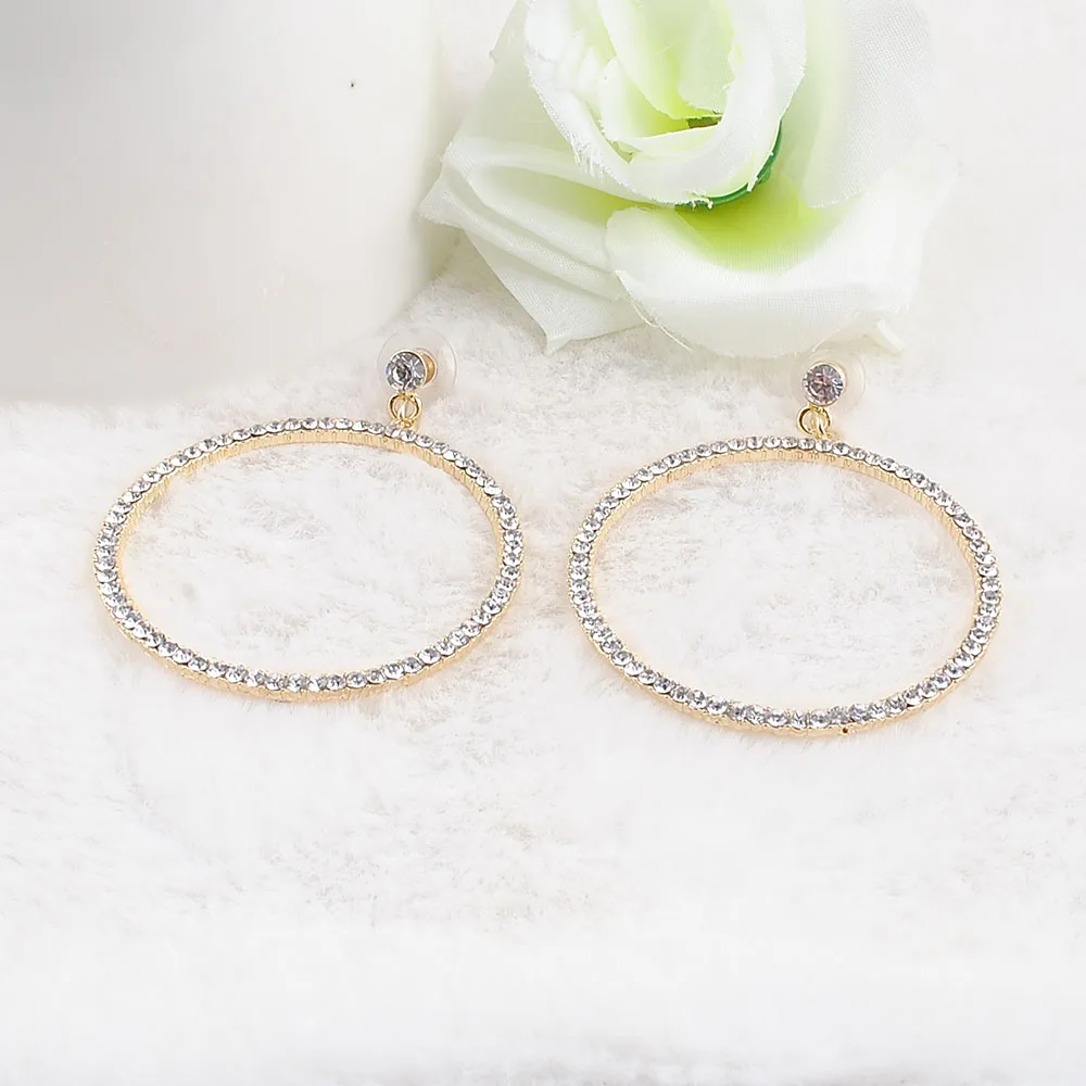 Needle Long Dangle Earrings for Women Jewelry Round Rhinestone Female Drop Earrings Bijoux
Needle Long Dangle Earrings for Women Jewelry Round Rhinestone Female Drop Earrings Bijoux