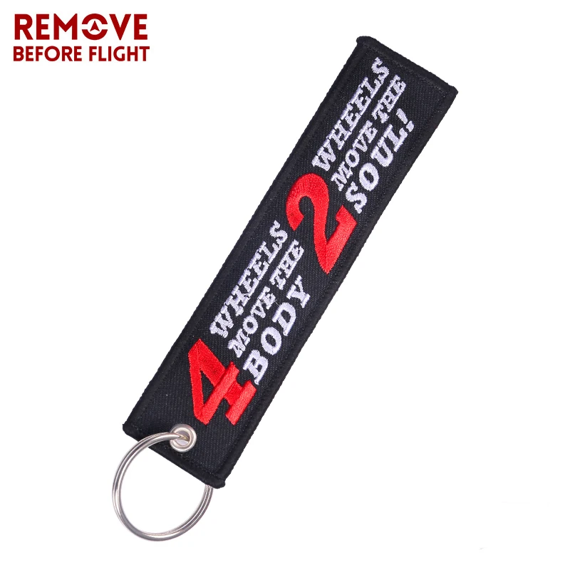 Key Chains for Car and Motorcycle 4 Wheels Move the Body 2 Wheels Move the Soul Embroidery Key Ring Chain for Motor Bikers Gifts
Key Chains for Car and Motorcycle 4 Wheels Move the Body 2 Wheels Move the Soul Embroidery Key Ring Chain for Motor Bikers Gifts