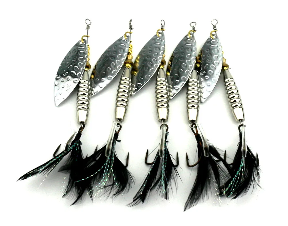 HENGJIA 5pcs Spoon Metal Spinner Fishing Lures 16.5G 10CM Spinnerbait Isca Artificial Hard Fishing Spoon Feather Hook(SP102)
HENGJIA 5pcs Spoon Metal Spinner Fishing Lures 16.5G 10CM Spinnerbait Isca Artificial Hard Fishing Spoon Feather Hook(SP102)