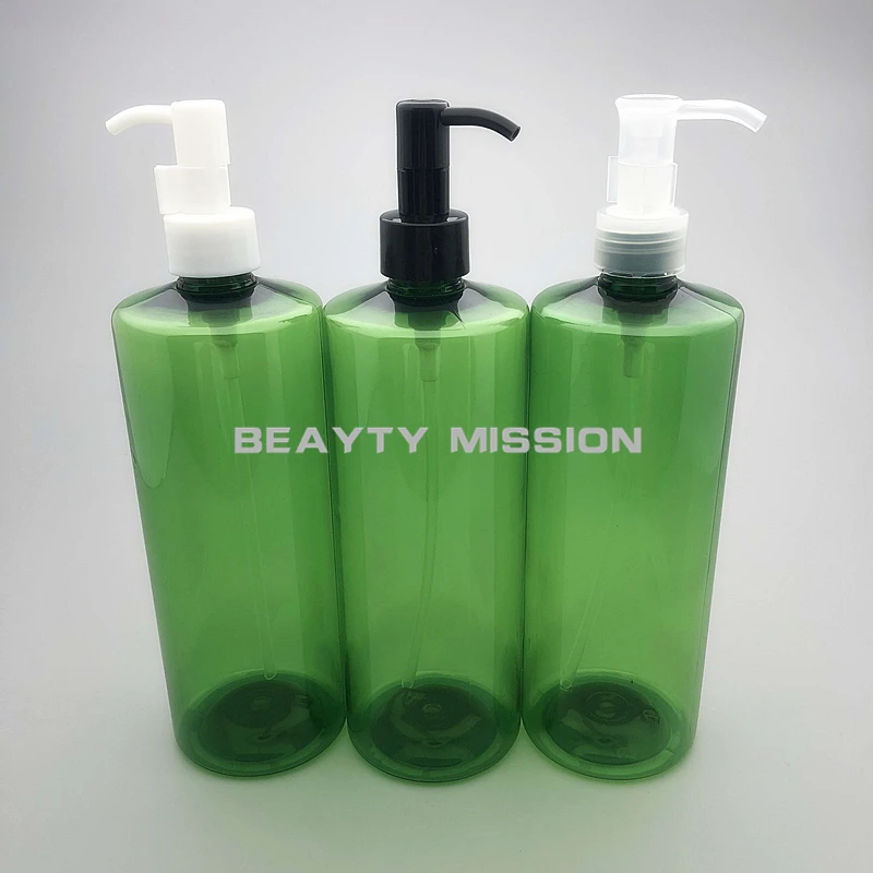 BEAUTY MISSION 12 pcs/lot 500ml green PET bottle essential oil pump, empty Cleansing Oil plastic bottles refillable container
BEAUTY MISSION 12 pcs/lot 500ml green PET bottle essential oil pump, empty Cleansing Oil plastic bottles refillable container