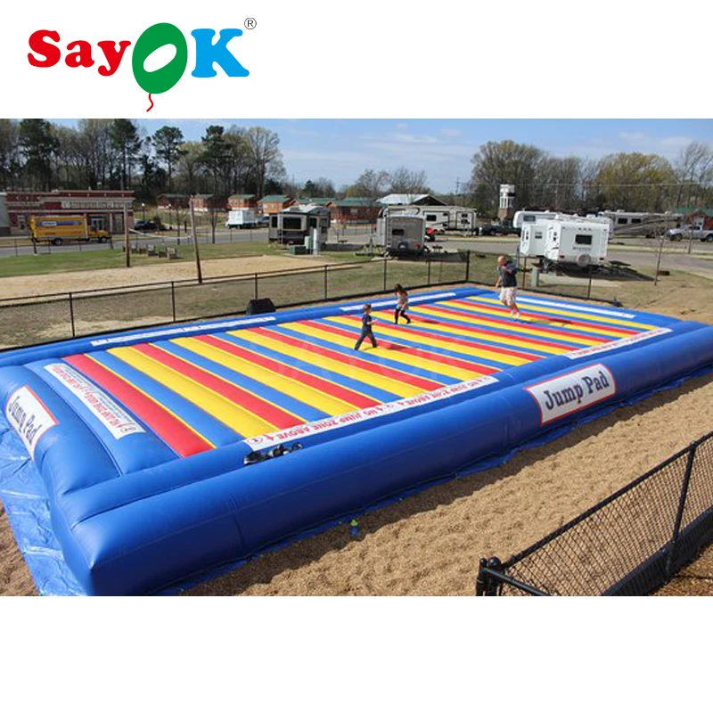10x10m Inflatable Jump Pad Outdoor Pad Bouncer Air Mats Jumper Giant Kids Toys Inflatable Bouncy for Commercial Use
10x10m Inflatable Jump Pad Outdoor Pad Bouncer Air Mats Jumper Giant Kids Toys Inflatable Bouncy for Commercial Use